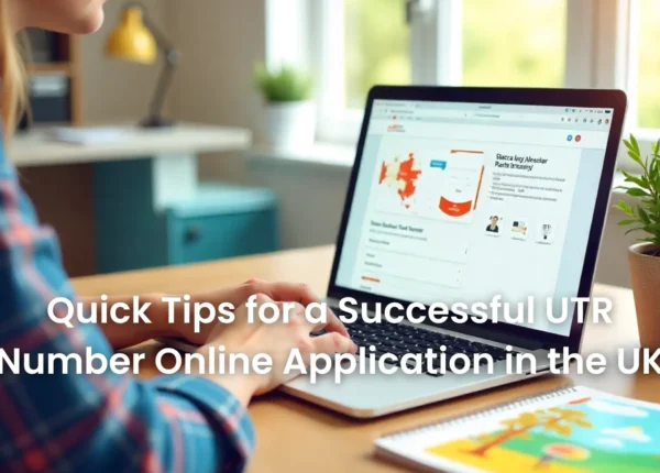 utr number online application