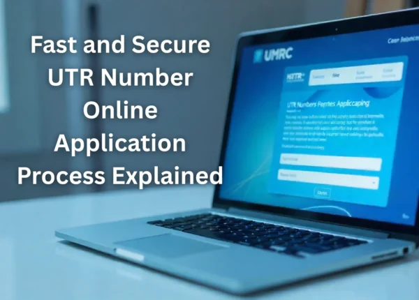 utr number online application