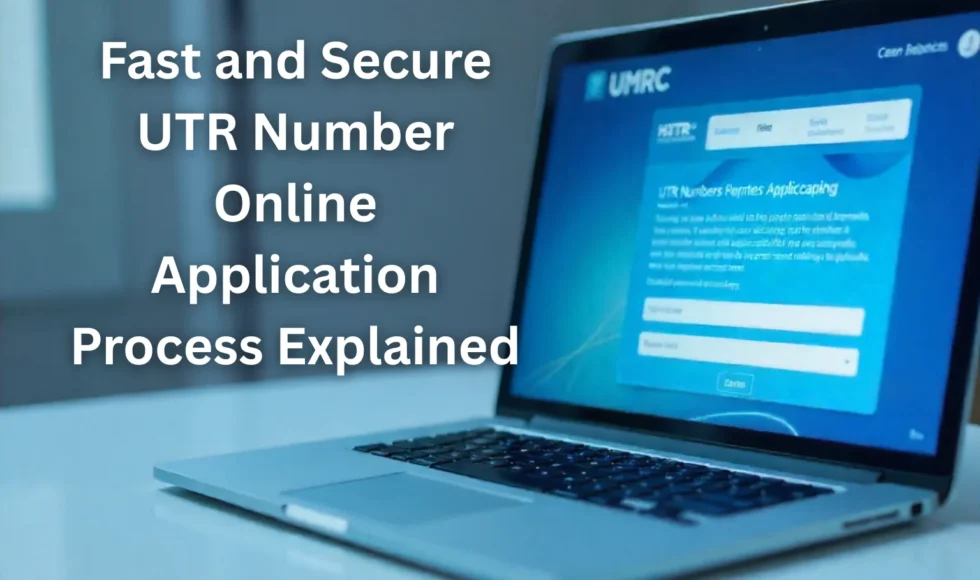 utr number online application